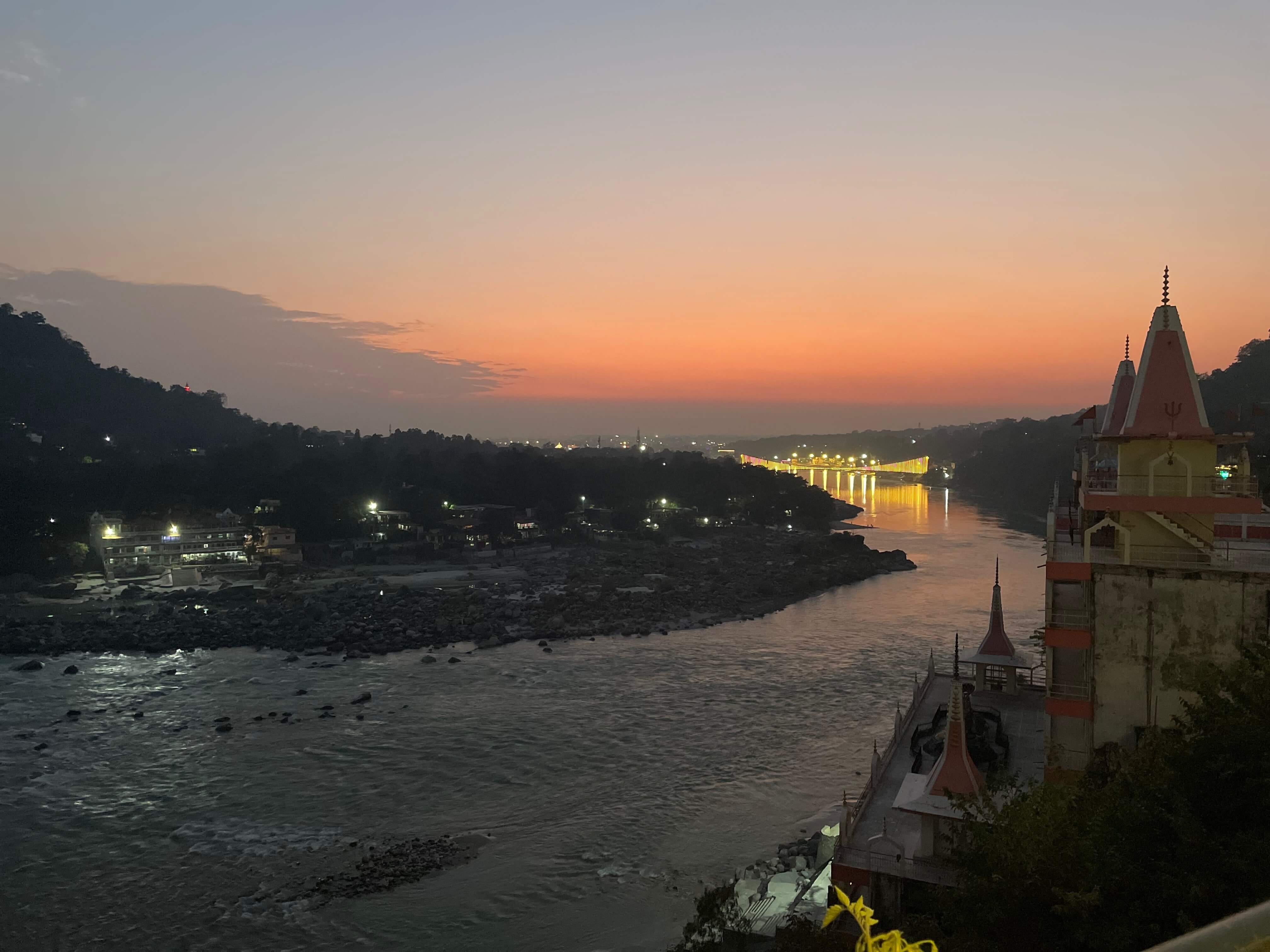 Aerial view of rishikesh hi-res stock photography and images - Alamy